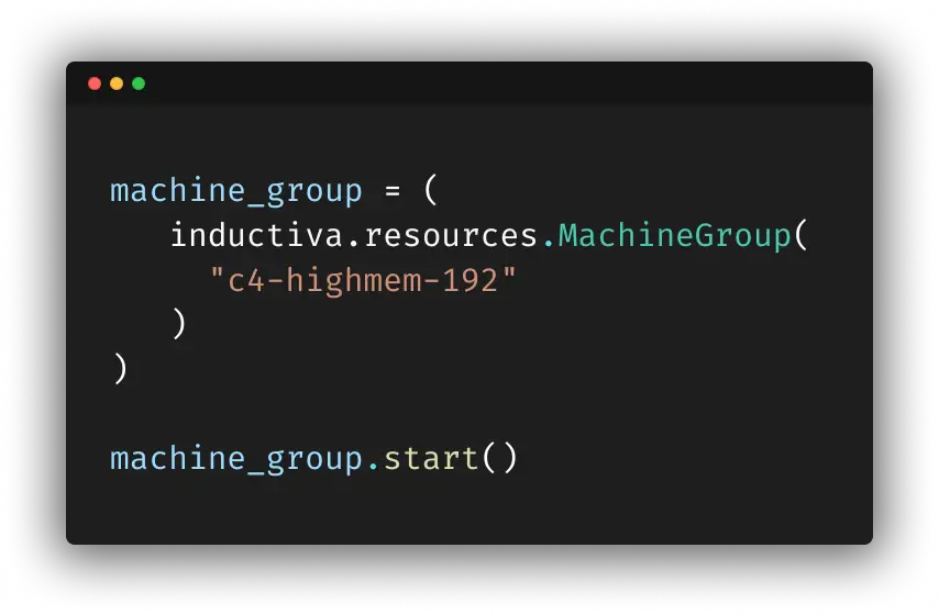 Your Machine image