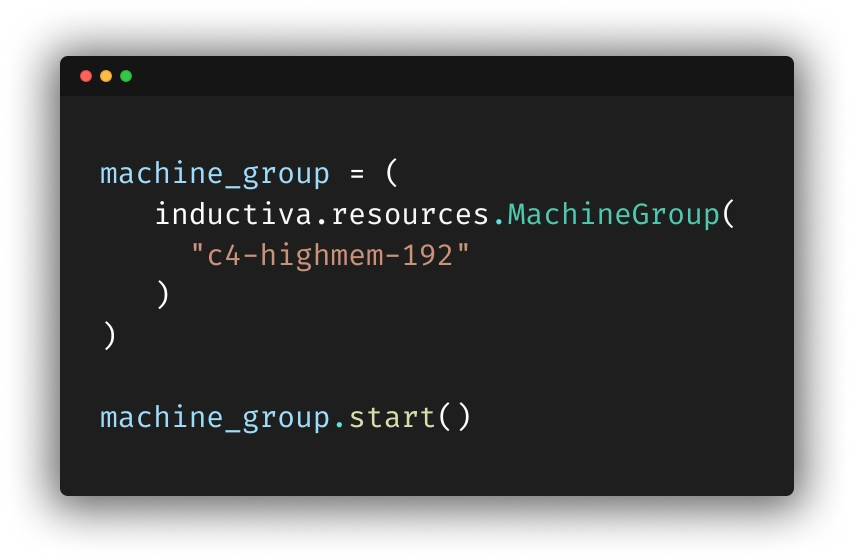 Your Machine image