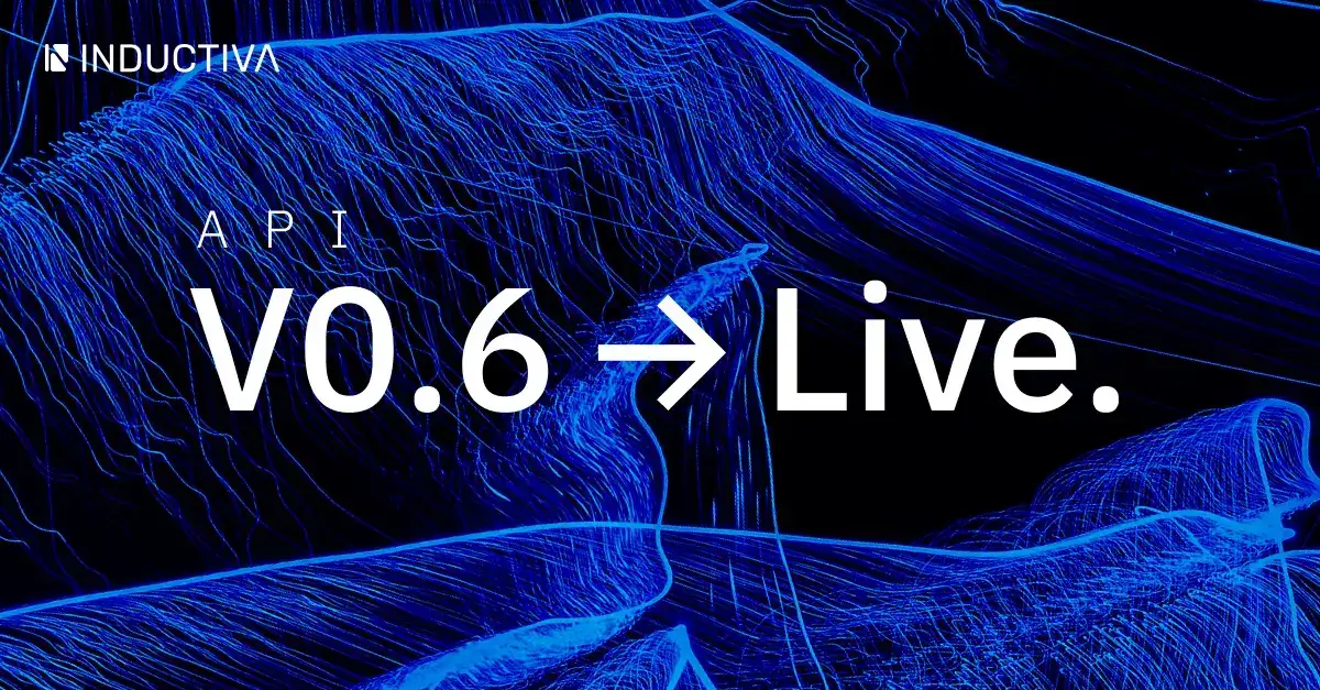 Inductiva API v0.6 release banner