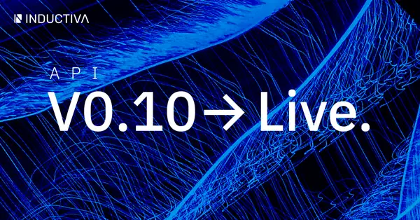 Inductiva API v0.10 release banner
