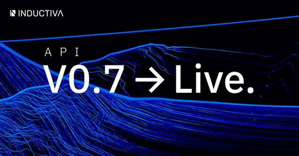Inductiva API v0.7 release image